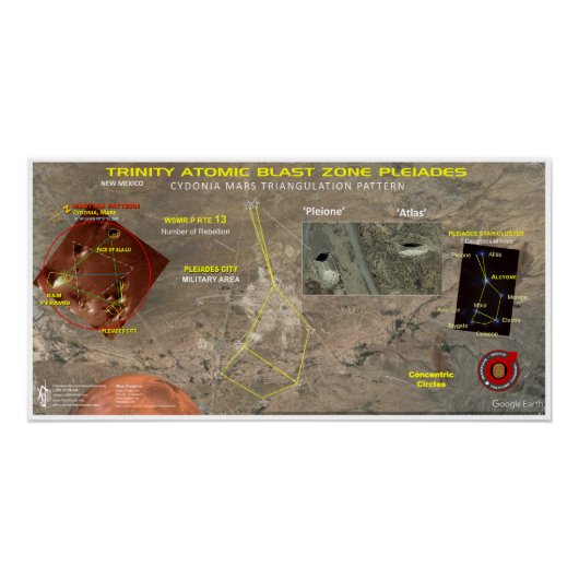 トリニティ原子爆風帯 ポスター (正面)