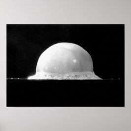 トリニティ核実験爆弾火球 – 1945 ポスター