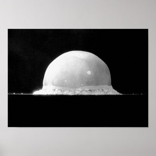 トリニティ核実験爆弾火球 – 1945 ポスター (正面)