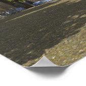 トリニティ・カレッジへの扉と自転車の列 ポスター (角)