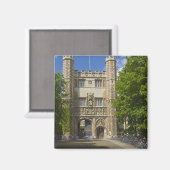 トリニティ・カレッジへの扉と自転車の列 マグネット (正面/裏面)