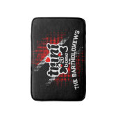 トリニ2Dボーントリニダード・トバゴドットパターン国旗 バスマット (正面縦)