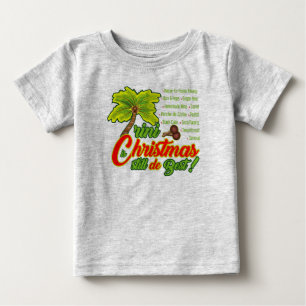 トリニ・クリスマス-ベイビーロンパース ベビーTシャツ