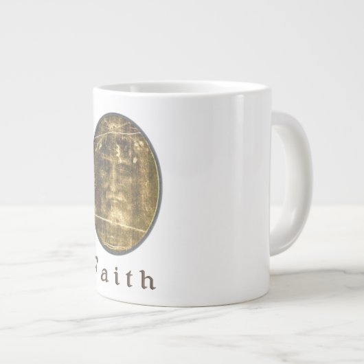 トリノのシュラウド ジャンボコーヒーマグカップ (正面右)