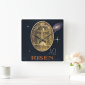 トリノのシュラウド スクエア壁時計 (ホーム)