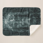 トリノのシュラウド（トリノのシュラウド）イエスキリスト顔 シェルパブランケット (正面(横))