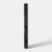 トリノのシュラウド(トリノのシュラウド)イエスキリスト顔 iPhoneケース (左側面)