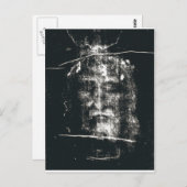 トリノのシュラウド、ネガ ポストカード (正面/裏面)