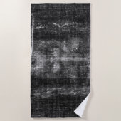 トリノのシュラウド ビーチタオル (正面)