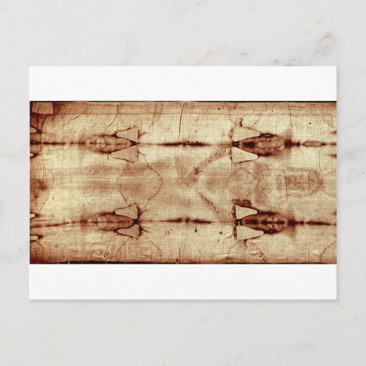 トリノのシュラウド、正面図 ポストカード (正面)