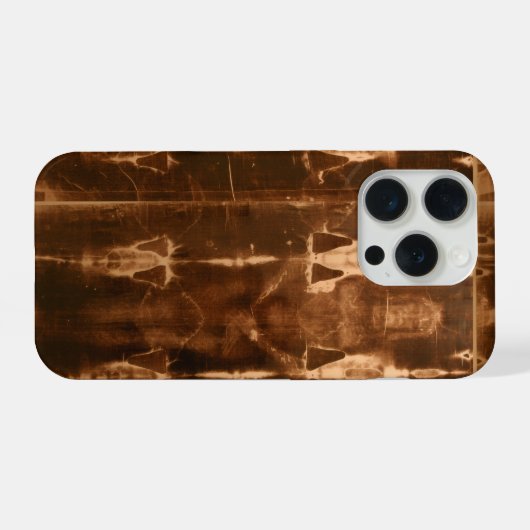トリノの聖骸布 iPhoneケース (裏面横)