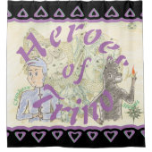 トリノの英雄（ft.シアンカズ&マガス） シャワーカーテン (正面)