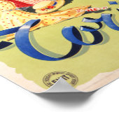 トリノトリントゥリンイタリアヴィンテージ旅行ポスター復元 ポスター (角)