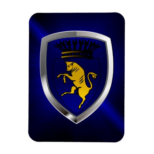 トリノメトタリック・エンブレム マグネット (縦)