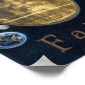 トリノ二音コーヒーマグのシュラウド ポスター (角)