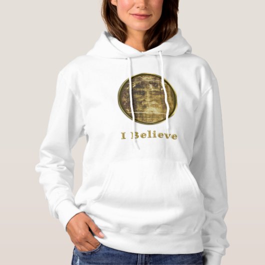 トリノ女性Tシャツのシュラウド パーカ (正面)
