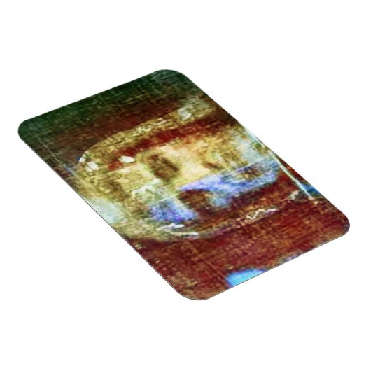 トリノ顔のシュラウドイエスキリスト着色 マグネット (右側)