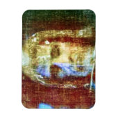 トリノ顔のシュラウドイエスキリスト着色 マグネット (縦)