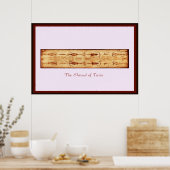 トリノ・イエズス聖体のシュラウド顔フルポスター ポスター (キッチン)