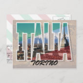 トリノ，イタリアのはがき ポストカード (正面/裏面)
