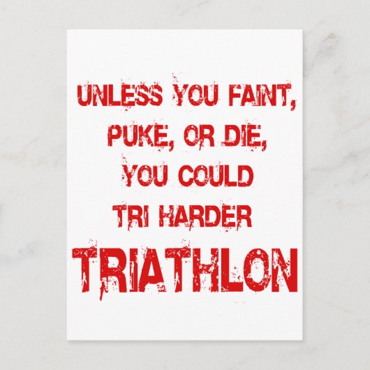 トリハードル ポストカード (正面)