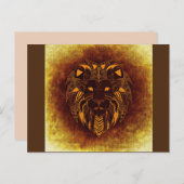 トリバルライオンのはがき ポストカード (正面/裏面)