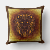 トリバルライオンの枕 クッション (裏面)