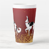 トリバレエボルゾイホリデーマグ カフェラテマグ (正面)