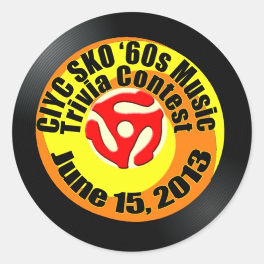 トリビアコンテスト3 ラウンドシール (正面)