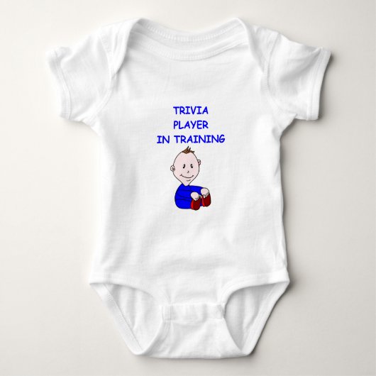 トリビア ベビーボディスーツ (正面)