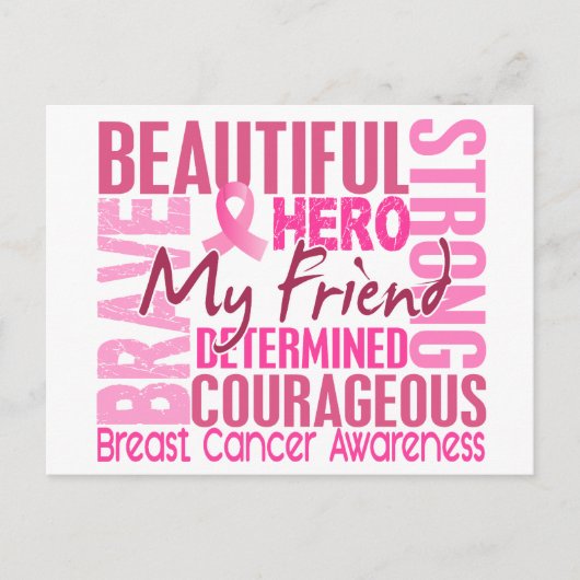 トリビュートスクエア  フレンド 乳がん ポストカード (正面)