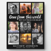 トリビュートファミリーフォトコラージュ記念碑 フォトプラーク (正面)