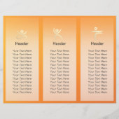 トリフォールドヨガスタジオパンフレット根チャクラマントラ (裏面)