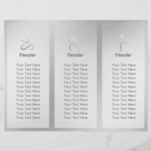 トリフォールドヨガスタジオパンフレット瞑想スタジオ (裏面)