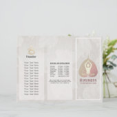 トリフォールドヨガスタジオパンフレット瞑想スタジオ (スタンド正面)