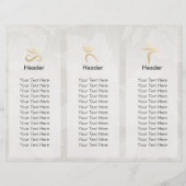 トリフォールドヨガスタジオパンフレット瞑想スタジオ (裏面)