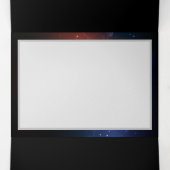 トリフォールドレター折り畳みホリデーカード 三つ折りクリスマスカード (内部中)