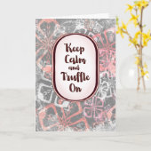 トリフル オン - エンカレッジ メッセージ チョコレート コレクション カード (黄色い花)