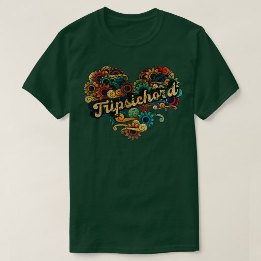 トリプシコード音楽ボックス暗い Tシャツ (デザイン正面)
