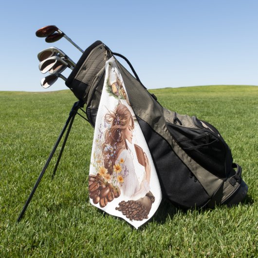 トリプチ ゴルフタオル (グリーン)