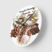 トリプチ ラウンド壁時計 (傾斜)