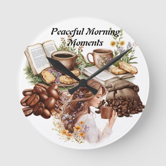 トリプチ ラウンド壁時計 (正面)