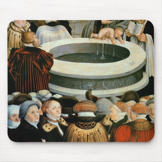 トリプティク、左のパネル、Philipp Melanchthon マウスパッド (正面)