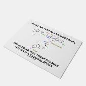 トリプトファンからセロトニンのミルクの静まる効果への ドアマット (アングル)