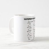 トリプトファンの新陳代謝(化学) コーヒーマグカップ (正面左)