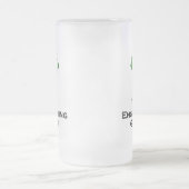 トリプルアイエンジニアリングギークグリーン フロストグラスビールジョッキ (中央)