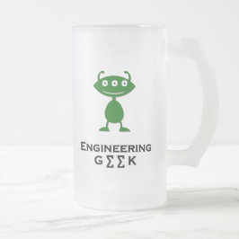 トリプルアイエンジニアリングギークグリーン フロストグラスビールジョッキ