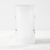 トリプルアイケミストリーギークグリーン フロストグラスビールジョッキ (中央)