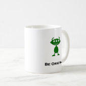 トリプルアイビーオリジナルグリーン コーヒーマグカップ (正面右)