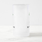 トリプルアイビー素晴らしグリーン フロストグラスビールジョッキ (中央)